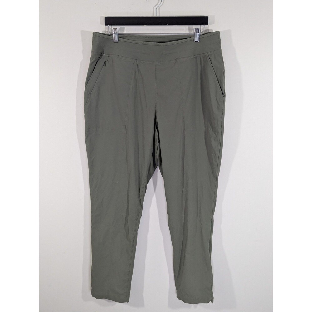 Mountain Hardware Pants Womens XL Green Nylon Hiking Stretch Outdoor